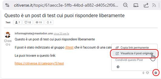 Ancora link locali e link federati